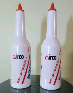 2 gebrauchte Winco Mixologist Flair Barkeeper Cocktail Praxis Jonglieren Bar Flaschen  - Bild 1 von 12