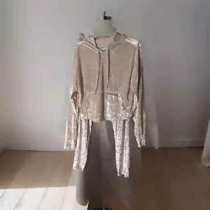 Spyder Pyjama Loungewear elfenbeinfarben glänzend L Damen bequem - Bild 1 von 9