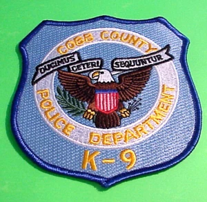 COBB COUNTY  GEORGIA  GA  ( K-9 )  4 1/2"  POLICE PATCH  FREE SHIPPING!!! - Picture 1 of 1