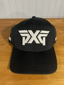 NEW RARE PXG Unstructured Curved Bill Black Tour Hat AWESOME - Picture 1 of 3