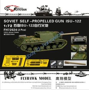 Flyhawk FH72024 1/72 PISTOLA SEMOVENTE SOVIETICA ISU-122 PER MODELLO S 720063 - Foto 1 di 1