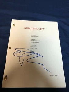 CHRIS ROCK SIGNED AUTOGRAPHED NEW JACK CITY FULL MOVIE SCRIPT RARE - Picture 1 of 2