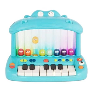 B. toys- Hippo Pop- Musical Toy Keyboard – Play Piano – Songs, Sounds & Lights - Picture 1 of 6