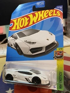 Hot Wheels 2022 HW Exotics 3/10 LB-Works Lamborghini Huracan Coupe White - Picture 1 of 7