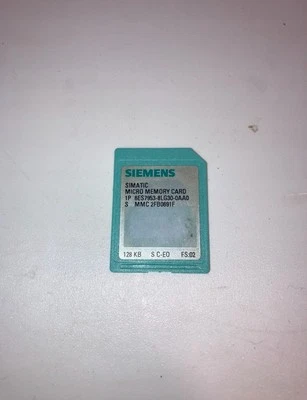 Siemens SIMATIC MMC 128KB 6ES7953-8LG30-0A0 - Image 1 of 2