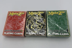 NUEVO Juego de 3 barajas de cartas Metazoo Kickstarter USPCC Cryptid Nation WPT - Imagen 1 de 1