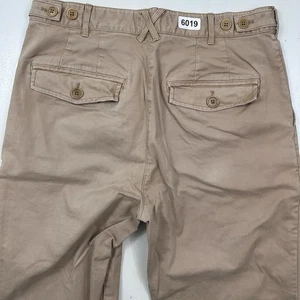 ALEX MILL Straight Leg Khaki Pants Men 32x26 High Rise Chino Stretch Military - Picture 1 of 12