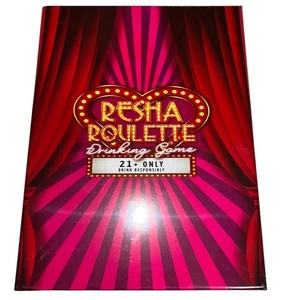 Resha Roulette Drinking Card Game 120 Cards 4 Shot Glasses 21+ NEW - Picture 1 of 4