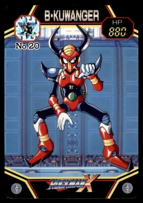 1993 Mega Man Capcom Rockman X B-Kuwanger Japanese #20 - Image 1 of 2