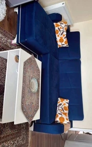 Large Sofa Bed with Storage and Extendable - Can be changed LEFT or RIGHT side - Picture 1 of 4