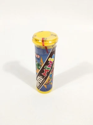 老式1999年火星M&M迷你塑料黄管糖果收藏品 — 第 1/4 张图片