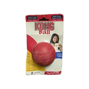 KONG Ball - Dog Toy - MEDIUM/LARGE - RED - KB1E ⭐️⭐️⭐️⭐️⭐️ ✅️ - Picture 1 of 3