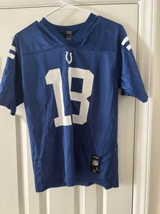 Peyton Manning #18 NFL Reebok Youth L Jersey Team Apparel Indianapolis Colts - Picture 1 of 5