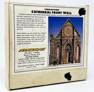Armorcast Terraform Cathedral Front Wall Terrain Complete In Box Unassembled (A) - Image 1 of 4