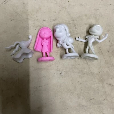 4pcs Set Nightmare Before Christmas Metalfigs Scene 30th Prototype Figure - Image 1 of 4