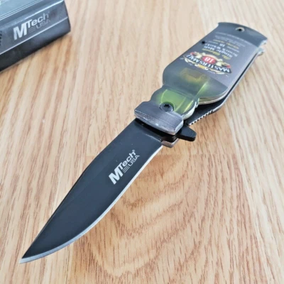 MTech Mastermalt Assisted Folding Knife 2.5" Stainless Steel Blade ABS Handle - Image 1 of 4