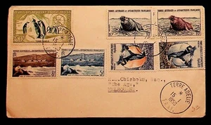 French Southern & Antarctic Territory Sc 297+C1 - 1958 COVER TO AUSTRALIA - Picture 1 of 2