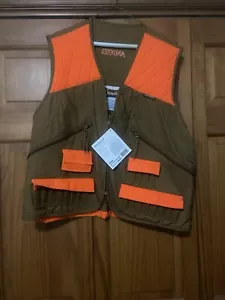 Mens Gamehide Pheasant Game Hunting Shooting Vest Brown /Orange Size Large - Picture 1 of 11