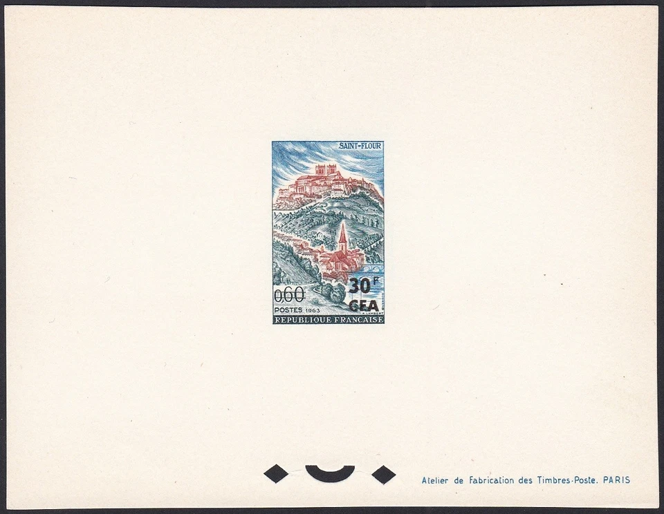 Reunion Sc355 Tourism, Saint-Flour, Bridge, Castle, Architecture, Deluxe Proof - Image 1 of 1