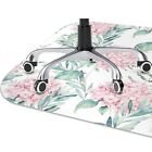 Pale Pink Flowers Home Office Carpet Chair Vinyl Mat Pad Floor Protector 140X100