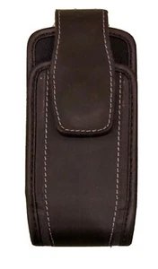 Genuine BlackBerry Pearl Pouch Case with Belt Clip and Magnetic Flip - Black - Zdjęcie 1 z 5