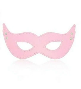 Mistery mask pink maschera rosa bondage fetish sexy bane neutra per uomo e donna - Foto 1 di 2