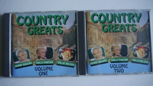 Country Greats - Various - Vol. 1 & 2 -  CD - Foto 1 di 3