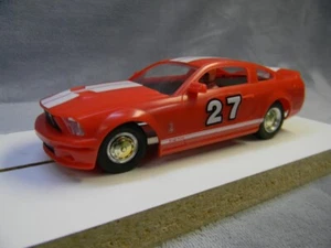 1/32 SCALE 2007 REVELL MUSTANG SHELBY GT500 RED SLOT CAR W/REVELL CHASSIS - Picture 1 of 9