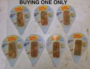 NOS vintage CHEX 1950's FLYING SAUCER CANDY old Drug General Store COOL TOY UFO - Picture 1 of 5