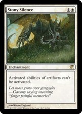 WOTC MtG Innistrad Stony Silence (R) EX
