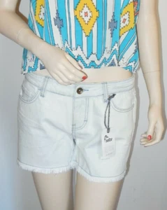 New Element Women's Bleach Denim Folk Short Size 27 - Picture 1 of 3