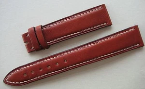 GENUINE FRANCK MULLER WATCH STRAP BAND PADDED CALF LEATHER 23F BROWN 16 mm NEW - Picture 1 of 11