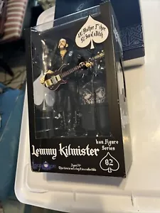 Motorhead Lemmy Kilmister 6-inch Action Figure with Stand, Bass, Strap, and Mic - Picture 1 of 5