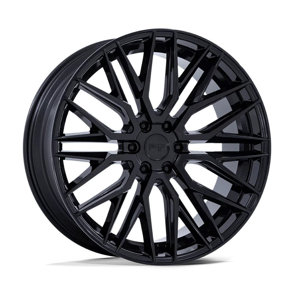 Llanta negra Niche Gamma M224 22 pulgadas Chevy GMC Cadillac 6x5,5 orejetas + 25 mm Foto 1 de 1