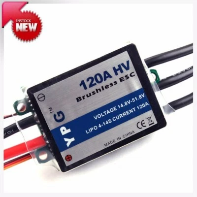 YPG HV 120A ESC (4~14S) SBEC Brushless Speed Controller For Trex 700 Helicopter - Image 1 of 2