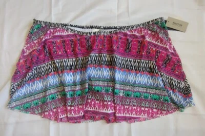 Kenneth Cole Reaction Pink Multicolor Swim Skirt. Size 3X. New - Image 1 of 4