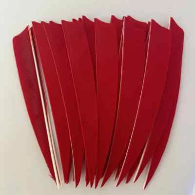 200PCS 5INCH Shield Archery Arrow Turkey Feathers Fletching RW LW - Image 1 of 4