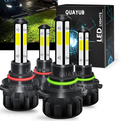 9005 9006 LED Headlight Bulbs Kit Brightest For Freightliner Columbia 2005-2017 - Image 1 of 4