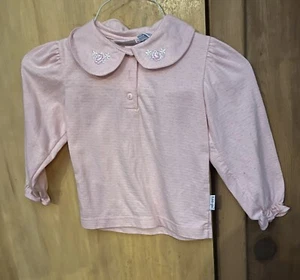 Vintage Paddinton Pink Shirt with Roses - Picture 1 of 2