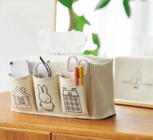 Miffy GLOW Neuheit 3-Pocket Tissue Box Abdeckung 25,5×14×12,5cm Japan 2024 Neu - Bild 1 von 2