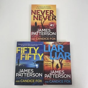 3 x Detective Harriet Blue Paperbacks by James Patterson - Never, Fifty & Liar - Picture 1 of 14
