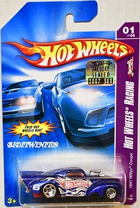 HOT WHEELS 2007 HW RACING 1941 WILLYS COUPE #01/04 BLUE FACTORY SEALED - Picture 1 of 1