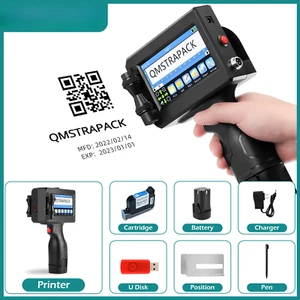 Nonencrypted Handheld Inkjet Printer Gun 12.7mm with Fast-Drying Ink for Barcode - Picture 1 of 23