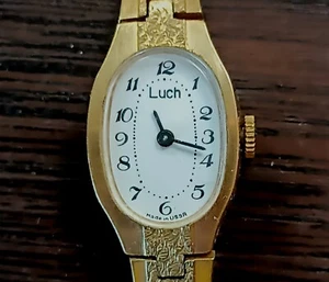 RARE Watch Vintage Small LUCH Women's Beauty USSR Ledy Soviet Mechanical Old - Picture 1 of 11