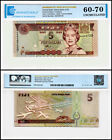 Fiji 5 Dollars, 2002 ND, P-105b, UNC, Authenticated Banknote