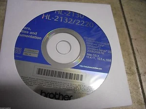 Neu! Original Brother HL2130-HL2132 HL2220 Drucker CD Software Treiber Dienstprogramme - Bild 1 von 1