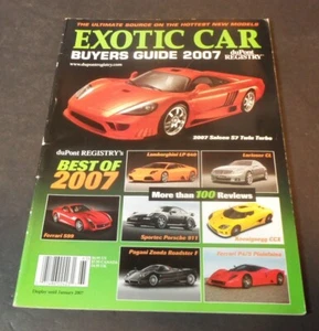 DuPont Registry; Exotic Car Buyers Guide 2007 - - Picture 1 of 6