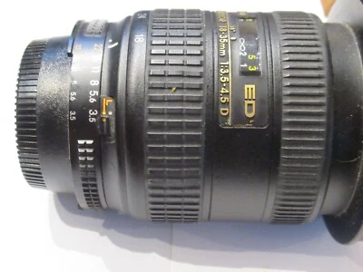 Nikon AF Nikkor 18-35mm f/3.5-4.5 D ED IF ASPH Zoom Lens  Excellent: US #271022 - Image 1 of 4