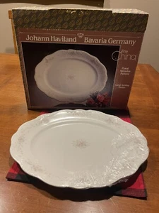 Johann Haviland Floral Splendor Bavaria Germany 15” x 11.5” Oval Serving Platter - Picture 1 of 4