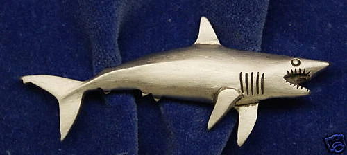 Prendedor Empire Pewter Mako Shark Foto 1 de 1